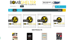 Desktop Screenshot of bombshelter.com