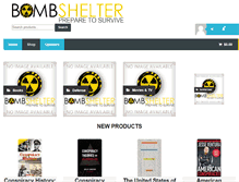 Tablet Screenshot of bombshelter.com